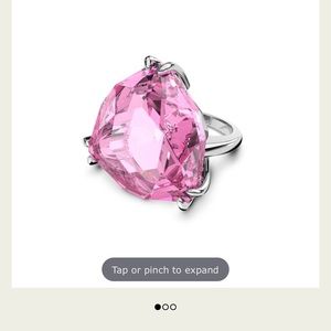 Swarovski Trillion cut ring